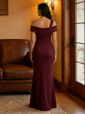 Chiffon Off the Shoulder Corset Mother of the Bride Dresses