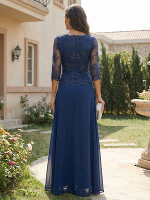 Beadings Embroidery Tulle A Line Mother of the Bride Dresses