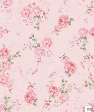 Tulle Tiered Floral Print Cut Out A Line Prom Dresses