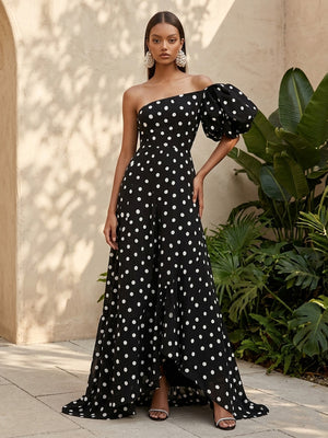 Chiffon A Line Strapless Ruffles Corset Formal Dresses