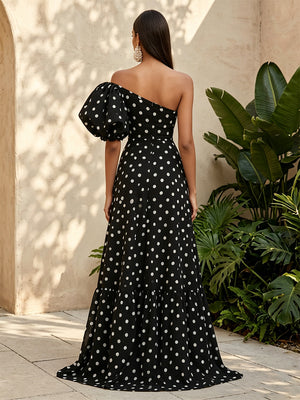 Chiffon A Line Strapless Ruffles Corset Formal Dresses