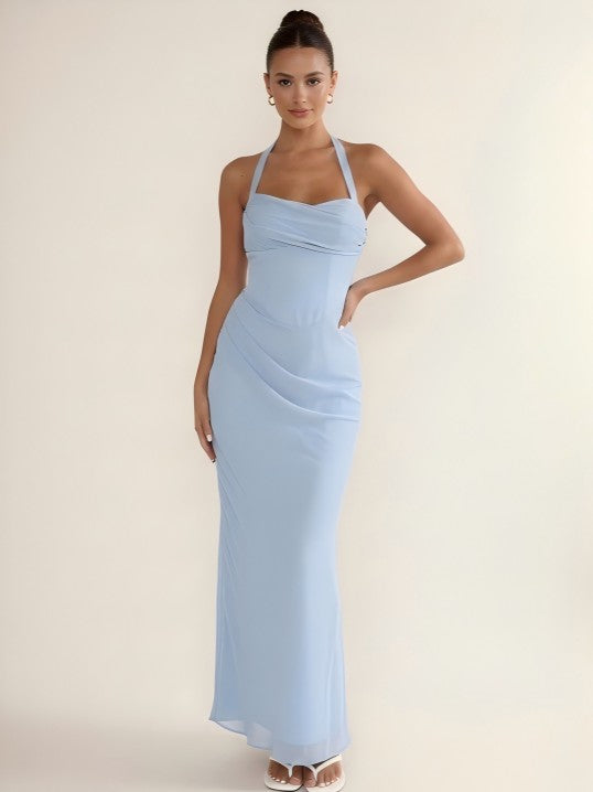 Mermaid Pleated Corset Strapless Spaghetti Straps Bridesmaid Dresses