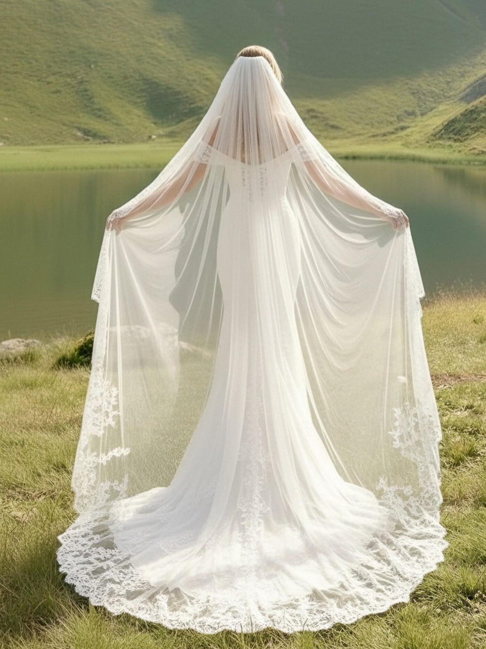 Laces Mermaid Off the Shoulder Long Wedding Dresses