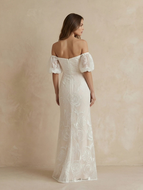 Laces Bodycon Sweetheart Long Wedding Dresses