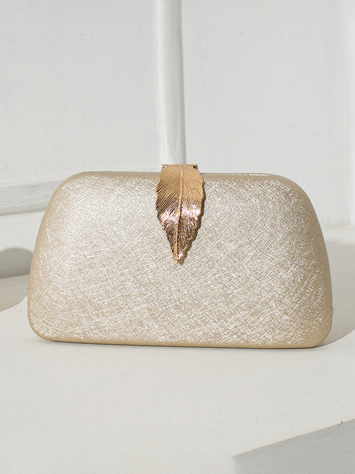 Geometric Elegant Leaf PU Handbags