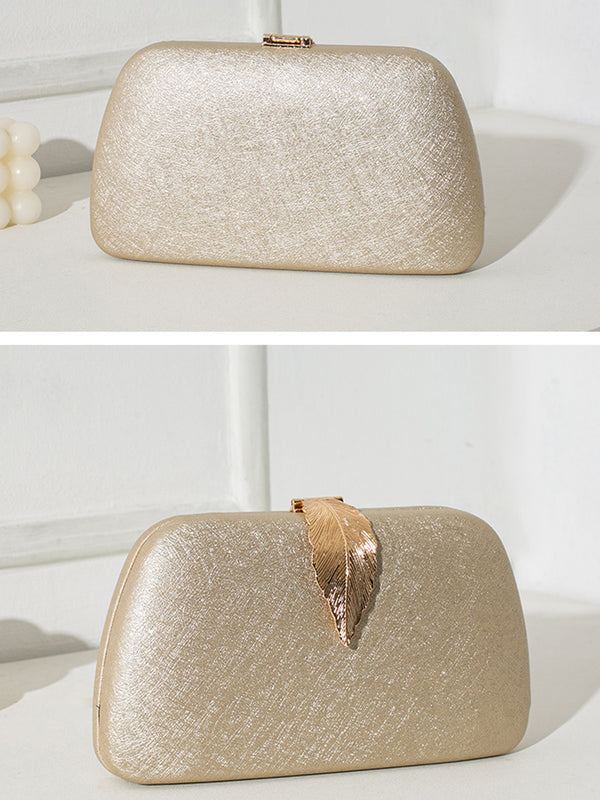 Geometric Elegant Leaf PU Handbags