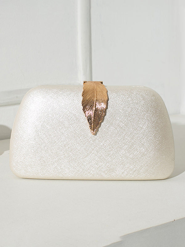 Geometric Elegant Leaf PU Handbags