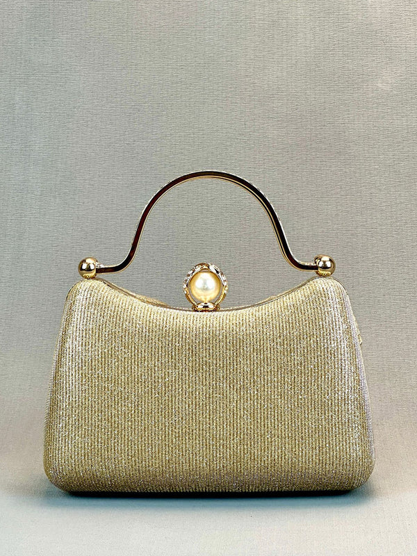 Geometric Delicated Daily Ruched Polyester Handbags