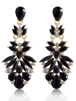 Floral Drop Sweet Flower Beadings Alloy Earrings