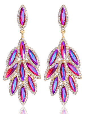 Leaf Stylish Beadings Alloy Earrings