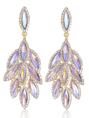 Leaf Stylish Beadings Alloy Earrings