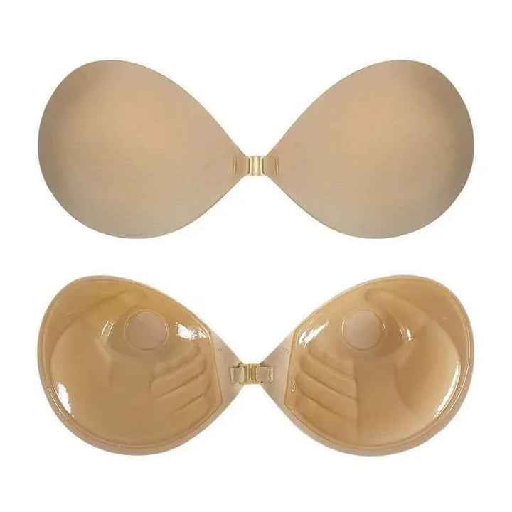 Sujetador push-up sin costuras y sin tirantes con cierre frontal