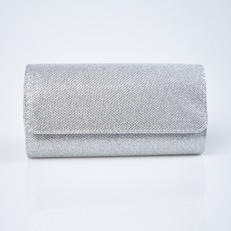 Sparkling Textured Envelope Clutch Purse